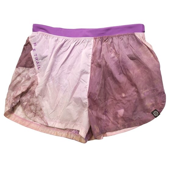 Nike Woman's Trail Repel Shorts Running Mid-Rise 3" Lined Purple DX1021-756 - Picture 7 of 9
